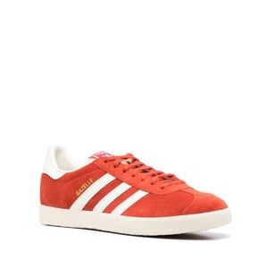 Adidas Women’s Gazelle Suede Sneakers in Bright Red